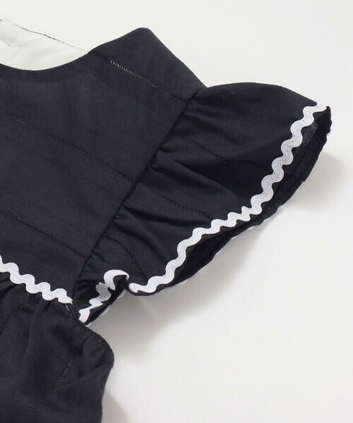 Tartine et Chocolat / タルティーヌ エ ショコラ ベビー・キッズウエア | 【日本製】【お揃い】オーガニックコットンストライプブルマ付きワンピースベビー(70〜90cm) | 詳細8