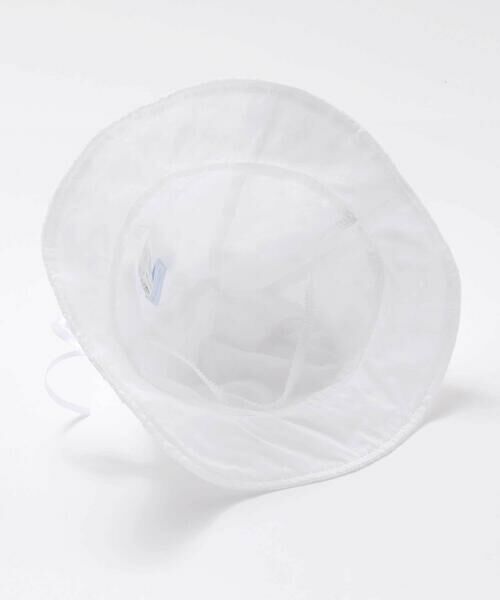 Tartine et Chocolat / タルティーヌ エ ショコラ ベビー・キッズグッズ | 【UVカット】【日本製】ラッセルレースハットベビー(46〜50cm) | 詳細2