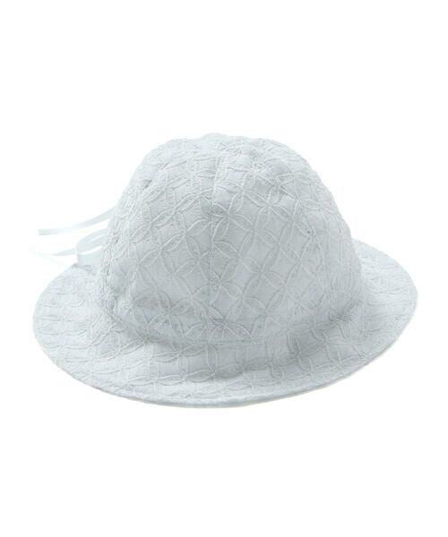 Tartine et Chocolat / タルティーヌ エ ショコラ ベビー・キッズグッズ | 【UVカット】【日本製】ラッセルレースハットベビー(46〜50cm) | 詳細3