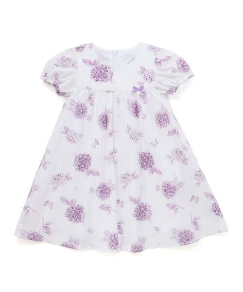 Tartine et Chocolat / タルティーヌ エ ショコラ ミニ丈・ひざ丈ワンピース | 【日本製】【お揃い】オーガニックコットンフラワープリントワンピース(90〜140cm) | 詳細6