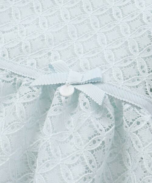Tartine et Chocolat / タルティーヌ エ ショコラ ミニ丈・ひざ丈ワンピース | 【日本製】【お揃い】ラッセルレースワンピース(90〜140cm) | 詳細12