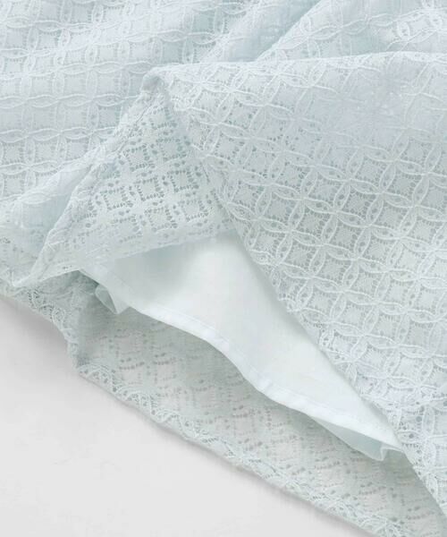 Tartine et Chocolat / タルティーヌ エ ショコラ ミニ丈・ひざ丈ワンピース | 【日本製】【お揃い】ラッセルレースワンピース(90〜140cm) | 詳細14