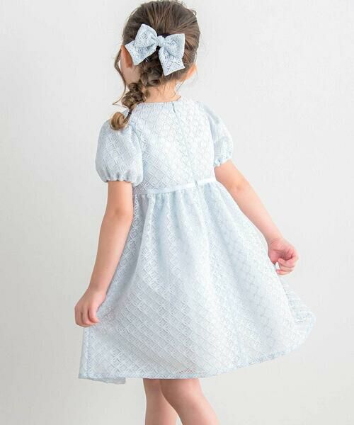 Tartine et Chocolat / タルティーヌ エ ショコラ ミニ丈・ひざ丈ワンピース | 【日本製】【お揃い】ラッセルレースワンピース(90〜140cm) | 詳細7