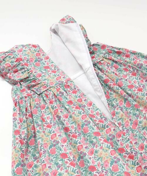 Tartine et Chocolat / タルティーヌ エ ショコラ ミニ丈・ひざ丈ワンピース | 【日本製】【お揃い】リバティFlorence May(フローレンスメイ)ワンピース(90〜140cm) | 詳細11