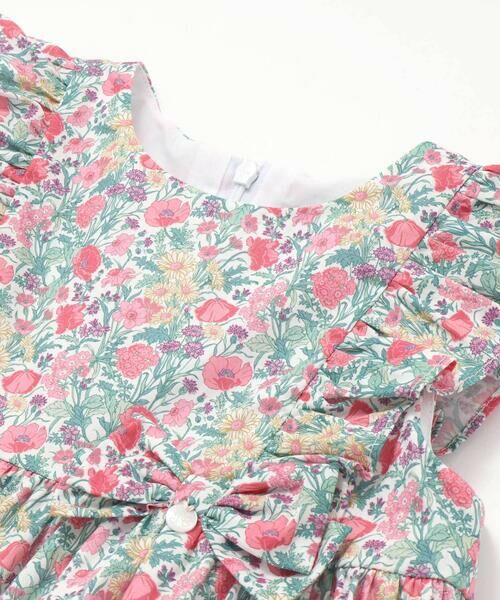 Tartine et Chocolat / タルティーヌ エ ショコラ ミニ丈・ひざ丈ワンピース | 【日本製】【お揃い】リバティFlorence May(フローレンスメイ)ワンピース(90〜140cm) | 詳細7