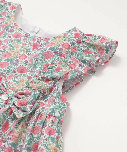 Tartine et Chocolat / タルティーヌ エ ショコラ ミニ丈・ひざ丈ワンピース | 【日本製】【お揃い】リバティFlorence May(フローレンスメイ)ワンピース(90〜140cm) | 詳細8