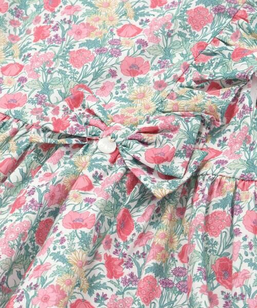 Tartine et Chocolat / タルティーヌ エ ショコラ ミニ丈・ひざ丈ワンピース | 【日本製】【お揃い】リバティFlorence May(フローレンスメイ)ワンピース(90〜140cm) | 詳細9