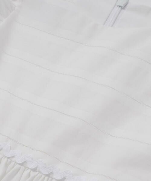 Tartine et Chocolat / タルティーヌ エ ショコラ ミニ丈・ひざ丈ワンピース | 【日本製】【お揃い】オーガニックコットンストライプワンピース(90〜140cm) | 詳細3