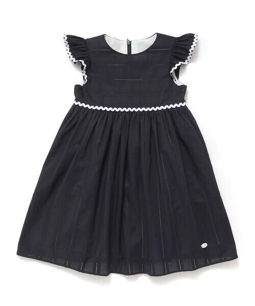 Tartine et Chocolat / タルティーヌ エ ショコラ ミニ丈・ひざ丈ワンピース | 【日本製】【お揃い】オーガニックコットンストライプワンピース(90〜140cm) | 詳細15