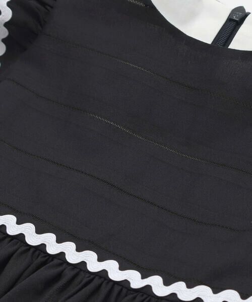 Tartine et Chocolat / タルティーヌ エ ショコラ ミニ丈・ひざ丈ワンピース | 【日本製】【お揃い】オーガニックコットンストライプワンピース(90〜140cm) | 詳細17