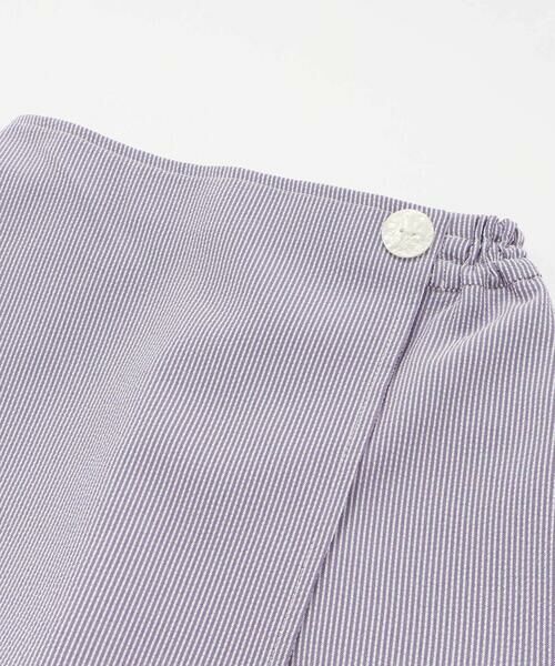 Tartine et Chocolat / タルティーヌ エ ショコラ その他パンツ | 【日本製】シアーサッカーストライプスカートパンツ(90〜140cm) | 詳細5