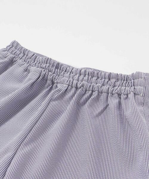 Tartine et Chocolat / タルティーヌ エ ショコラ その他パンツ | 【日本製】シアーサッカーストライプスカートパンツ(90〜140cm) | 詳細7