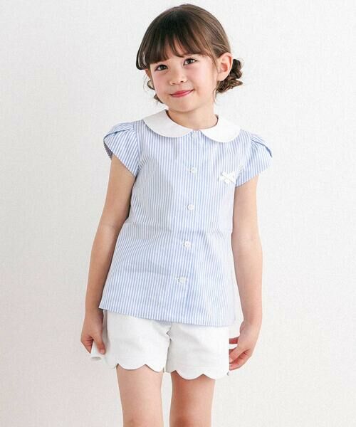 Tartine et Chocolat / タルティーヌ エ ショコラ ショート・ハーフ・半端丈パンツ | ピケストレッチショートパンツ(90〜140cm) | 詳細4