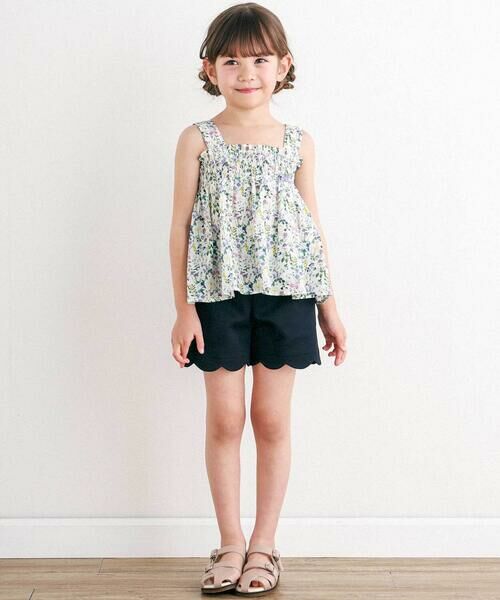 Tartine et Chocolat / タルティーヌ エ ショコラ ショート・ハーフ・半端丈パンツ | ピケストレッチショートパンツ(90〜140cm) | 詳細13