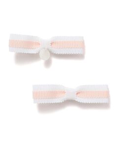Tartine et Chocolat / タルティーヌ エ ショコラ カチューシャ・カチューム・その他 | 【日本製】グログランリボンヘアクリップ