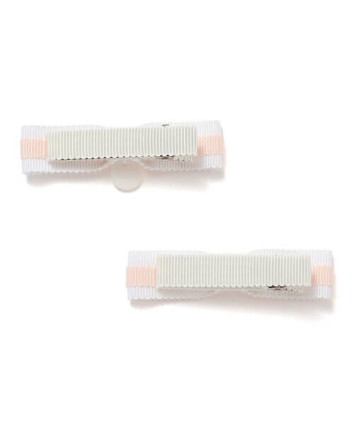 Tartine et Chocolat / タルティーヌ エ ショコラ カチューシャ・カチューム・その他 | 【日本製】グログランリボンヘアクリップ | 詳細1