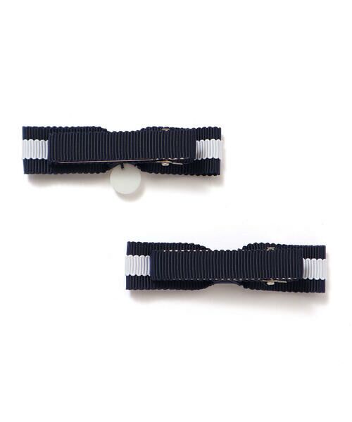 Tartine et Chocolat / タルティーヌ エ ショコラ カチューシャ・カチューム・その他 | 【日本製】グログランリボンヘアクリップ | 詳細2