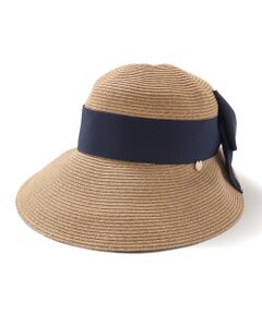 Tartine et Chocolat / タルティーヌ エ ショコラ ハット | 【UVカット】【お揃い】大きいリボン付きペーパーブレードハット(52〜56cm)