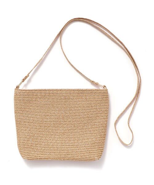 Tartine et Chocolat / タルティーヌ エ ショコラ ショルダーバッグ | 【お揃い】リボン付きペーパーブレードバッグ | 詳細3