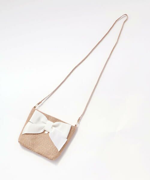 Tartine et Chocolat / タルティーヌ エ ショコラ ショルダーバッグ | 【お揃い】リボン付きペーパーブレードバッグ | 詳細4