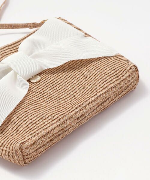 Tartine et Chocolat / タルティーヌ エ ショコラ ショルダーバッグ | 【お揃い】リボン付きペーパーブレードバッグ | 詳細7