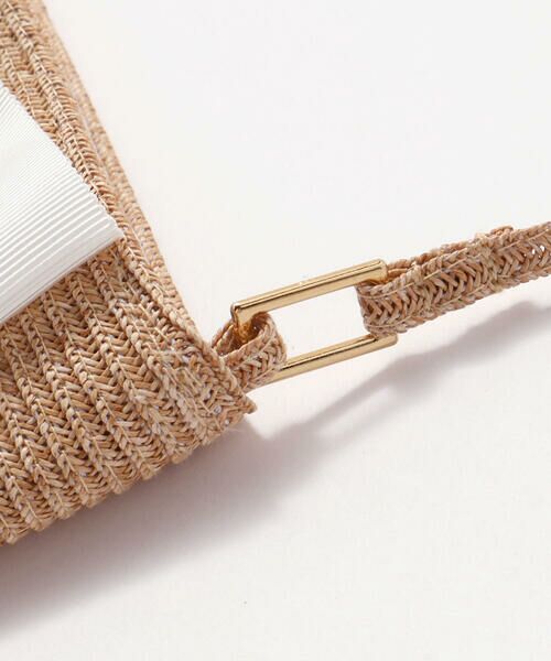 Tartine et Chocolat / タルティーヌ エ ショコラ ショルダーバッグ | 【お揃い】リボン付きペーパーブレードバッグ | 詳細8