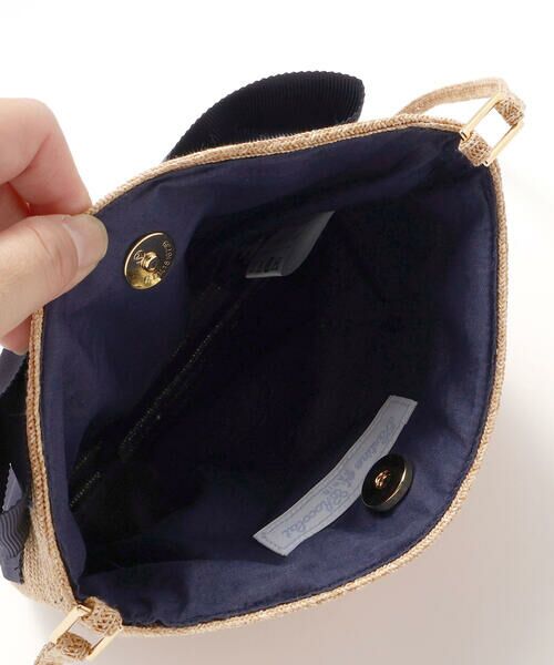 Tartine et Chocolat / タルティーヌ エ ショコラ ショルダーバッグ | 【お揃い】リボン付きペーパーブレードバッグ | 詳細12