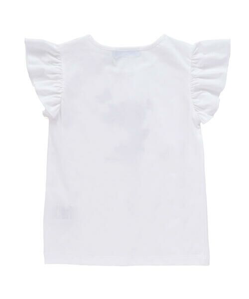 Tartine et Chocolat / タルティーヌ エ ショコラ Tシャツ | フラワープリント袖フリルTシャツ(90〜140cm) | 詳細8