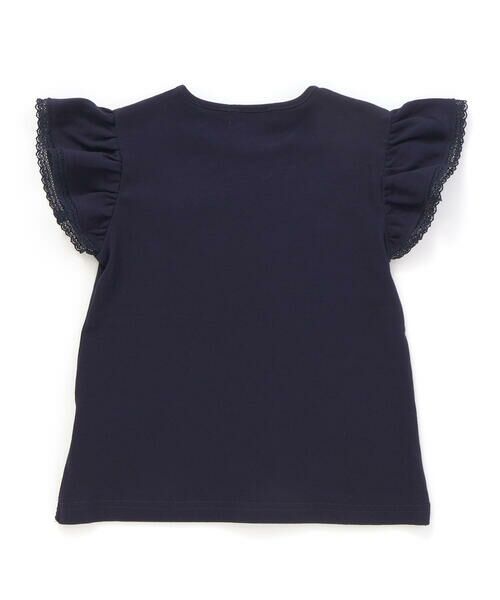 Tartine et Chocolat / タルティーヌ エ ショコラ Tシャツ | トーションレース袖フリルTシャツ(90〜140cm) | 詳細6