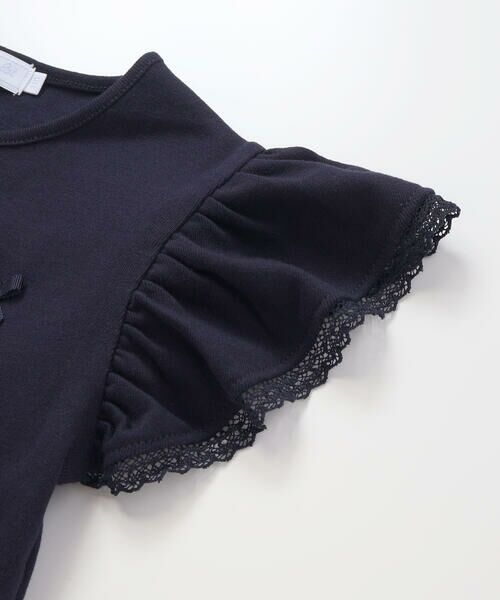 Tartine et Chocolat / タルティーヌ エ ショコラ Tシャツ | トーションレース袖フリルTシャツ(90〜140cm) | 詳細9