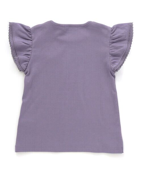 Tartine et Chocolat / タルティーヌ エ ショコラ Tシャツ | トーションレース袖フリルTシャツ(90〜140cm) | 詳細12
