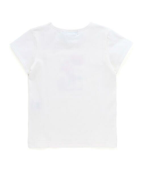 Tartine et Chocolat / タルティーヌ エ ショコラ Tシャツ | 【日本製】ウサギとお花プリント半袖Tシャツ(80〜130cm) | 詳細1