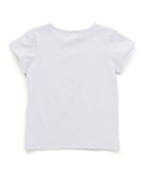 Tartine et Chocolat / タルティーヌ エ ショコラ Tシャツ | 【日本製】ウサギとお花プリント半袖Tシャツ(80〜130cm) | 詳細6