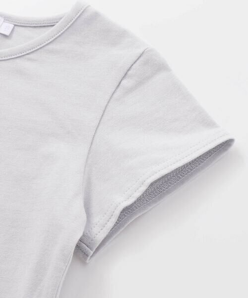 Tartine et Chocolat / タルティーヌ エ ショコラ Tシャツ | 【日本製】ウサギとお花プリント半袖Tシャツ(80〜130cm) | 詳細9