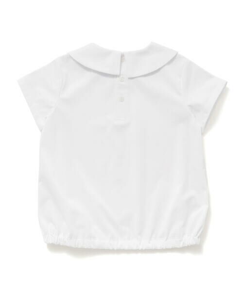 Tartine et Chocolat / タルティーヌ エ ショコラ Tシャツ | 丸襟刺しゅう半袖Tシャツ(90〜140cm) | 詳細1