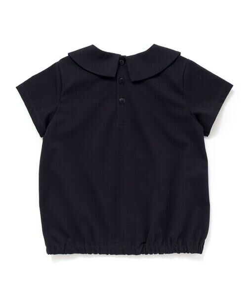 Tartine et Chocolat / タルティーヌ エ ショコラ Tシャツ | 丸襟刺しゅう半袖Tシャツ(90〜140cm) | 詳細11