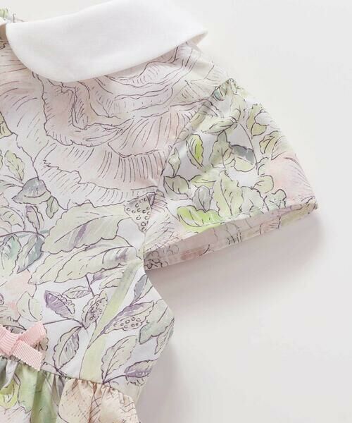 Tartine et Chocolat / タルティーヌ エ ショコラ ベビー・キッズウエア | 【お揃い】リバティRose Xanthe(ローズザンジー)ブルマ付きワンピースベビー(70〜90cm) | 詳細4