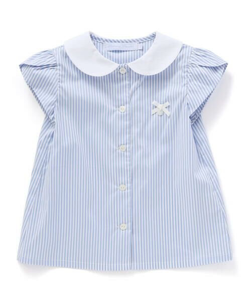 Tartine et Chocolat / タルティーヌ エ ショコラ シャツ・ブラウス | コットンポリエステルストレッチ丸襟ブラウス(100〜140cm) | 詳細7