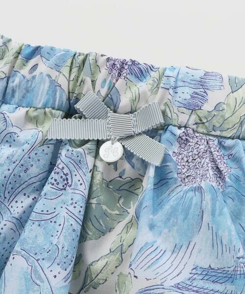 Tartine et Chocolat / タルティーヌ エ ショコラ ミニ・ひざ丈スカート | 【日本製】【お揃い】リバティRose Xanthe(ローズザンジー)インナーパンツ付きスカート(90〜140cm) | 詳細12