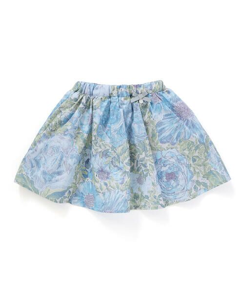 Tartine et Chocolat / タルティーヌ エ ショコラ ミニ・ひざ丈スカート | 【日本製】【お揃い】リバティRose Xanthe(ローズザンジー)インナーパンツ付きスカート(90〜140cm) | 詳細9