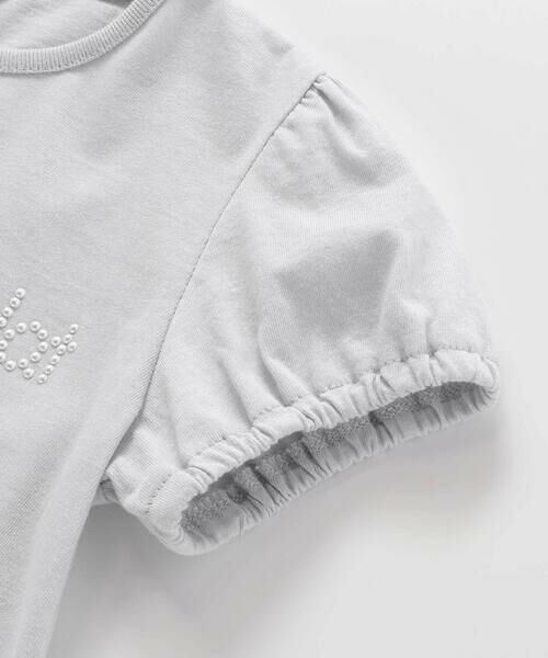 Tartine et Chocolat / タルティーヌ エ ショコラ Tシャツ | パールロゴパフスリーブTシャツ(90〜140cm) | 詳細11