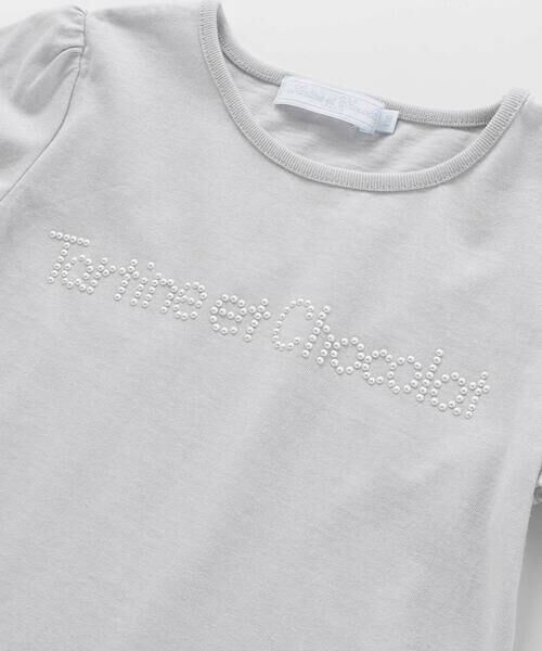 Tartine et Chocolat / タルティーヌ エ ショコラ Tシャツ | パールロゴパフスリーブTシャツ(90〜140cm) | 詳細9