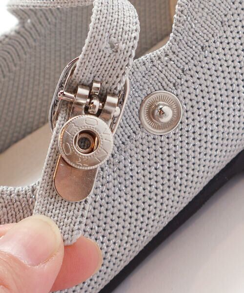 Tartine et Chocolat / タルティーヌ エ ショコラ スニーカー | 【日本製】ラメスカラップニットシューズ(16〜20cm) | 詳細6