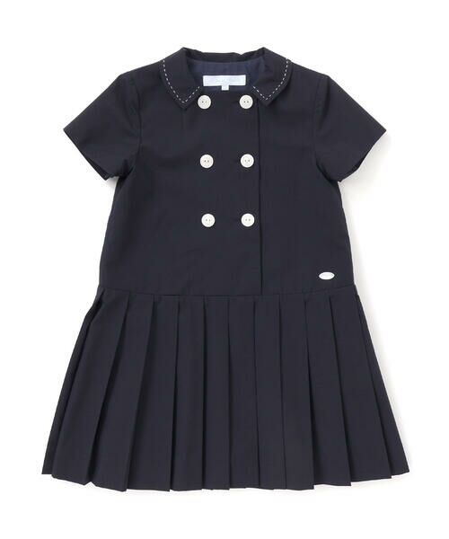 Tartine et Chocolat / タルティーヌ エ ショコラ ミニ丈・ひざ丈ワンピース | ブロードマリンプリーツワンピース(100~140cm) | 詳細8
