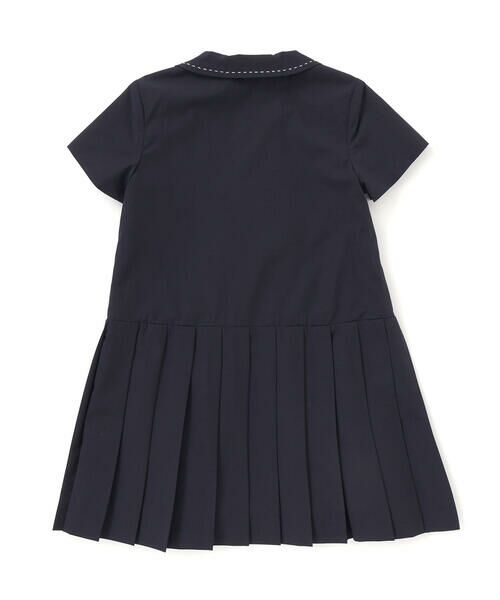 Tartine et Chocolat / タルティーヌ エ ショコラ ミニ丈・ひざ丈ワンピース | ブロードマリンプリーツワンピース(100~140cm) | 詳細9
