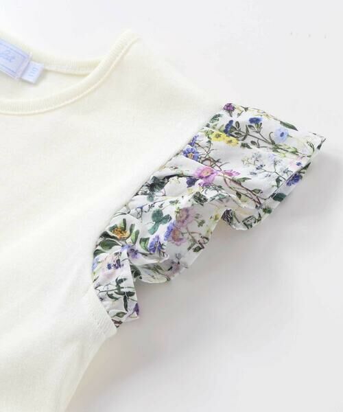 Tartine et Chocolat / タルティーヌ エ ショコラ ミニ丈・ひざ丈ワンピース | 【日本製】【お揃い】デジタルフラワープリント切替ワンピース(90~140cm) | 詳細10