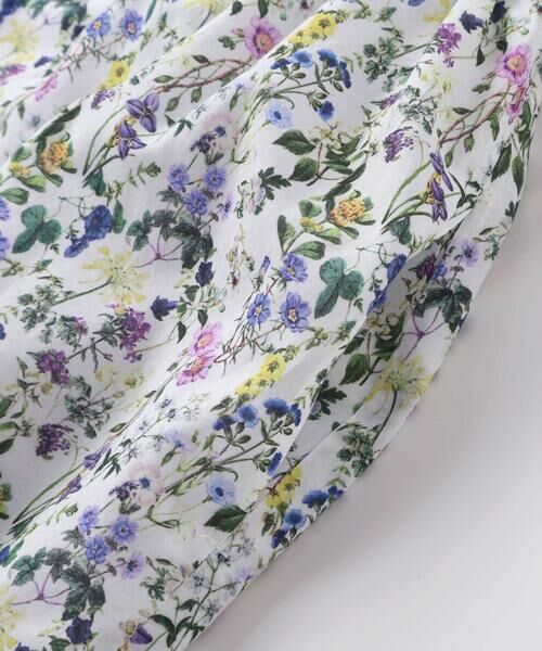 Tartine et Chocolat / タルティーヌ エ ショコラ ミニ丈・ひざ丈ワンピース | 【日本製】【お揃い】デジタルフラワープリント切替ワンピース(90~140cm) | 詳細12