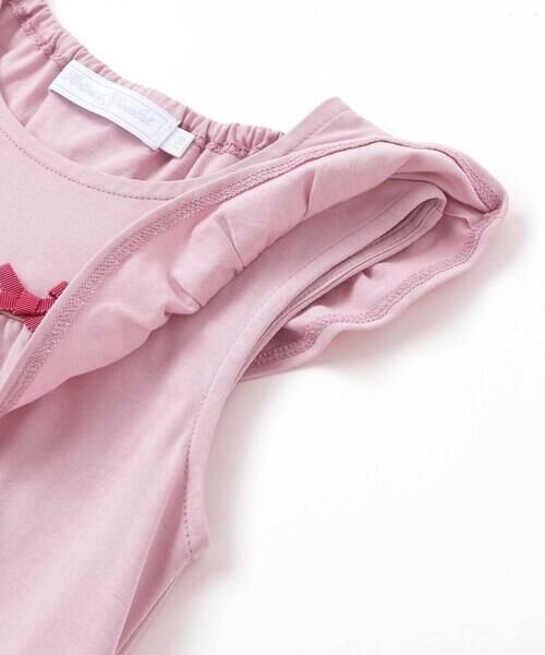 Tartine et Chocolat / タルティーヌ エ ショコラ ミニ丈・ひざ丈ワンピース | 【お揃い】サイロプレミアムフリルリボンワンピース(90~140cm) | 詳細5