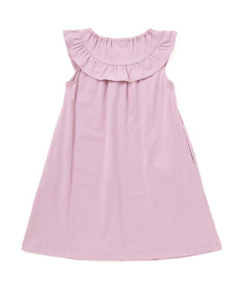 Tartine et Chocolat / タルティーヌ エ ショコラ ミニ丈・ひざ丈ワンピース | 【お揃い】サイロプレミアムフリルリボンワンピース(90~140cm) | 詳細1