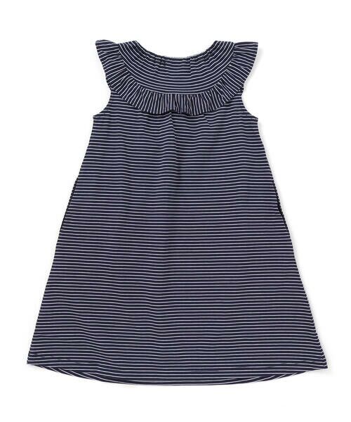 Tartine et Chocolat / タルティーヌ エ ショコラ ミニ丈・ひざ丈ワンピース | 【お揃い】サイロプレミアムフリルリボンワンピース(90~140cm) | 詳細14